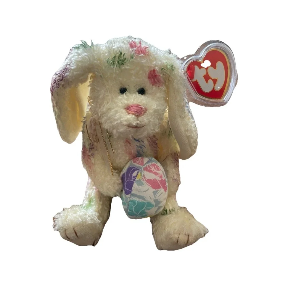 Ty Attic Treasure Beanie Baby Georgia the Easter‎ Bunny Rabbit 1993